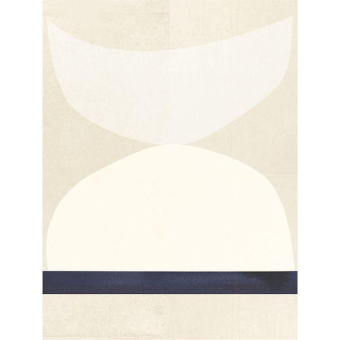 Ecstatic II  White Modern Wood Framed Art Print by Hogan, Aoibhne