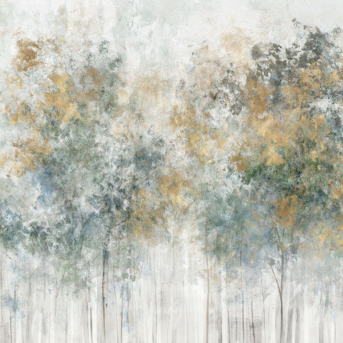 Wonderland Forest  Black Modern Wood Framed Art Print by Ian C