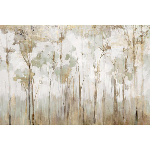 Woodland Forest Lookout  Black Modern Wood Framed Art Print by Ian C