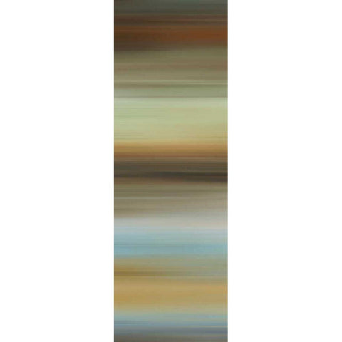 Abstract Horizon I Black Modern Wood Framed Art Print by McMasters, James