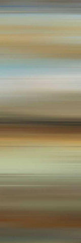 Abstract Horizon II Black Ornate Wood Framed Art Print with Double Matting by McMasters, James