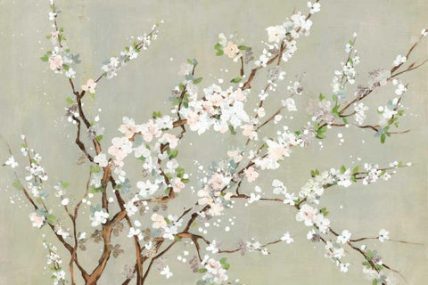 Geisha Black Ornate Wood Framed Art Print with Double Matting by Jensen, Asia