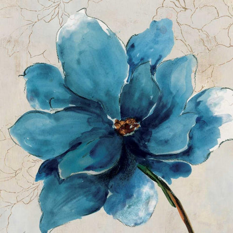 Ophelia I White Modern Wood Framed Art Print with Double Matting by Jensen, Asia