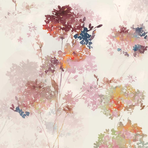 Sweet Hydrangea III Gold Ornate Wood Framed Art Print with Double Matting by Jensen, Asia