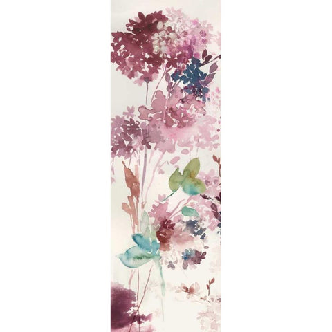 Sweet Hydrangea IV Black Modern Wood Framed Art Print by Jensen, Asia