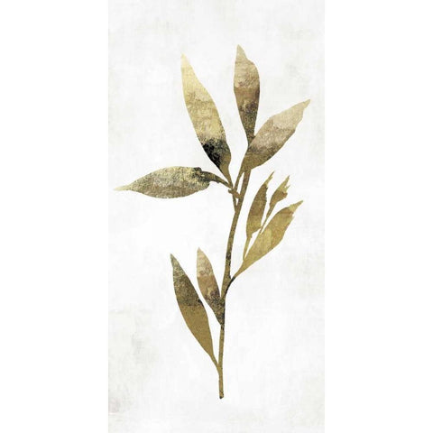 Gold Botanical IV Gold Ornate Wood Framed Art Print with Double Matting by Jensen, Asia