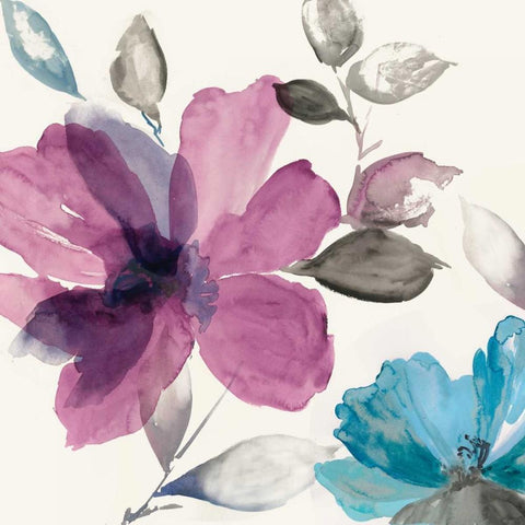 Surrender II Black Modern Wood Framed Art Print with Double Matting by Jensen, Asia