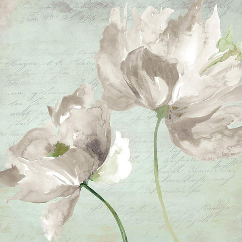 Candy II White Modern Wood Framed Art Print with Double Matting by Jensen, Asia