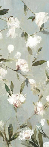 Magnolias III Black Ornate Wood Framed Art Print with Double Matting by Jensen, Asia