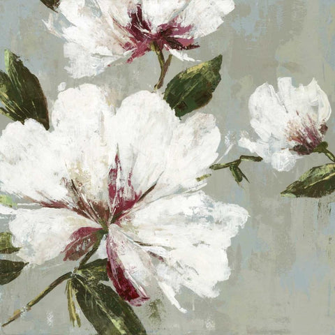 Olivia I White Modern Wood Framed Art Print with Double Matting by Jensen, Asia