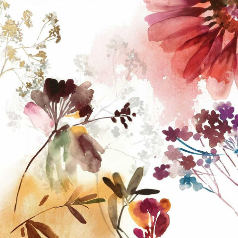 Bohemian I White Modern Wood Framed Art Print by Jensen, Asia