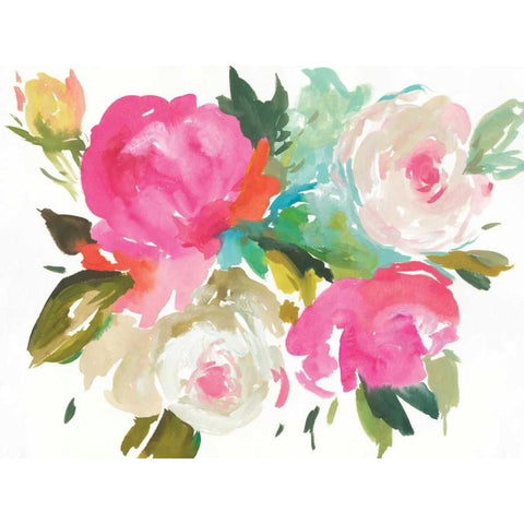 Belle I White Modern Wood Framed Art Print by Jensen, Asia