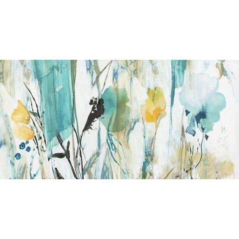 Fading Behind Black Modern Wood Framed Art Print with Double Matting by Jensen, Asia