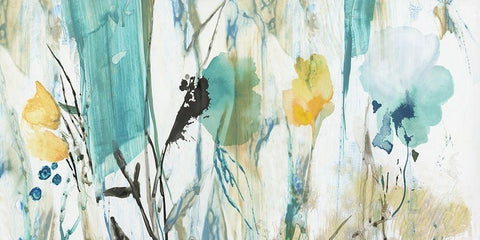 Fading Behind Black Ornate Wood Framed Art Print with Double Matting by Jensen, Asia