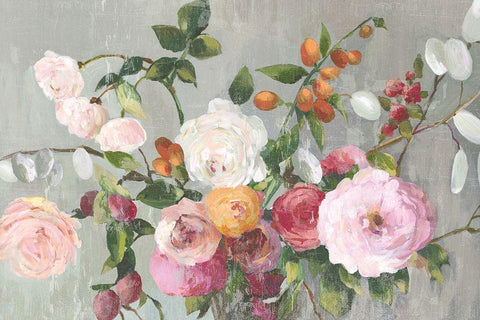 Contentment White Modern Wood Framed Art Print with Double Matting by Jensen, Asia