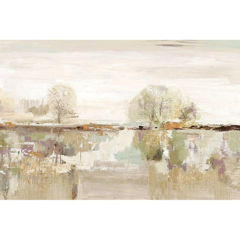 Far Away Place Gold Ornate Wood Framed Art Print with Double Matting by Jensen, Asia