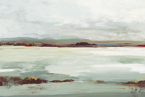 Little Country II Black Ornate Wood Framed Art Print with Double Matting by Jensen, Asia