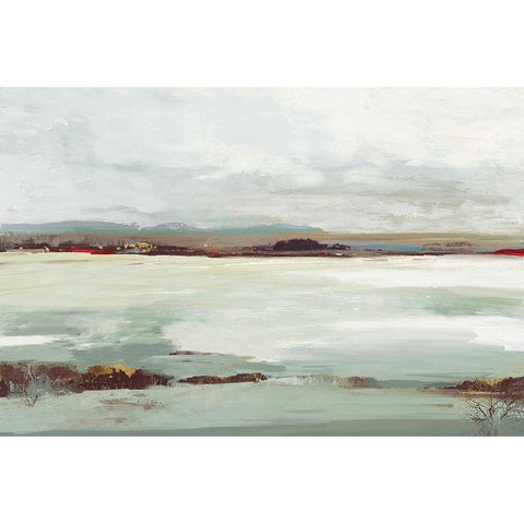 Little Country II White Modern Wood Framed Art Print by Jensen, Asia