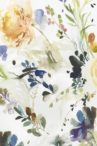 Vista II White Modern Wood Framed Art Print with Double Matting by Jensen, Asia