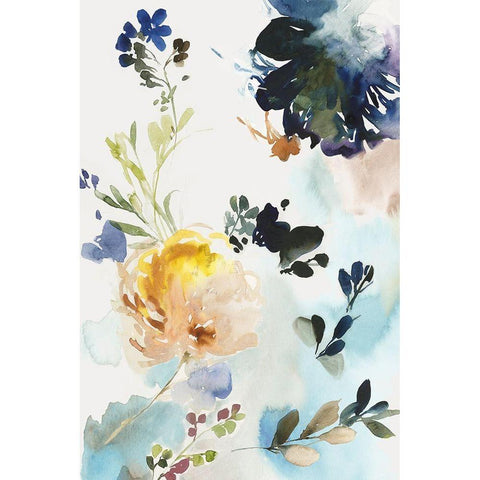 Adagio II White Modern Wood Framed Art Print by Jensen, Asia