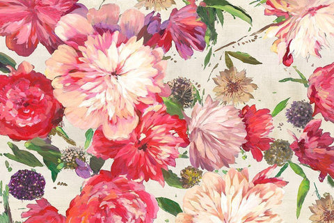 Amoroso White Modern Wood Framed Art Print with Double Matting by Jensen, Asia