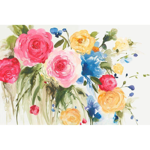 Animato White Modern Wood Framed Art Print by Jensen, Asia