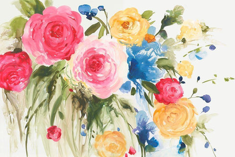 Animato Black Ornate Wood Framed Art Print with Double Matting by Jensen, Asia