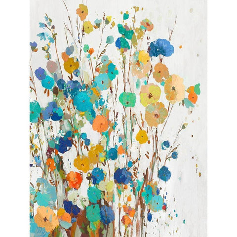 Spring Garden I  Black Modern Wood Framed Art Print by Jensen, Asia