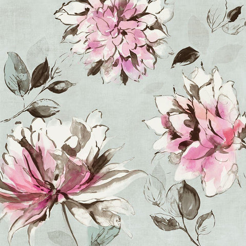 Botanics I  White Modern Wood Framed Art Print by Jensen, Asia