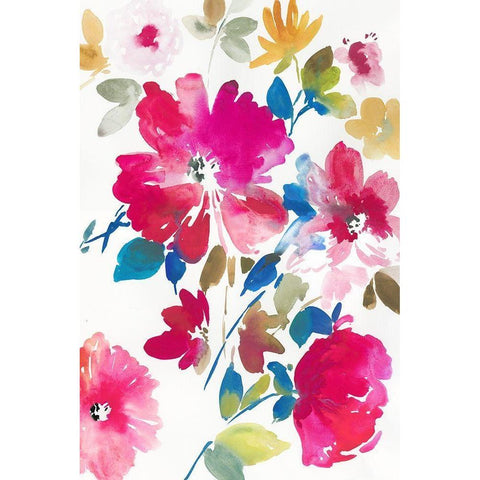 Lady of All Beauty Black Modern Wood Framed Art Print by Jensen, Asia