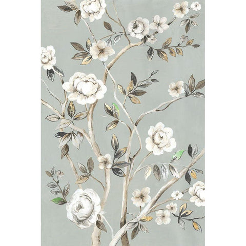 A Flower For You I Gold Ornate Wood Framed Art Print with Double Matting by Jensen, Asia