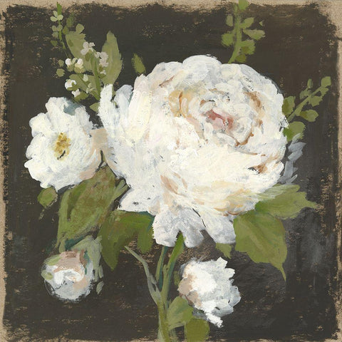 Fruit of the Flower II White Modern Wood Framed Art Print with Double Matting by Jensen, Asia