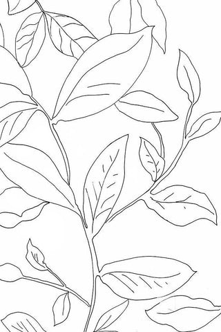 Delicate Movement I Black Ornate Wood Framed Art Print with Double Matting by Jensen, Asia