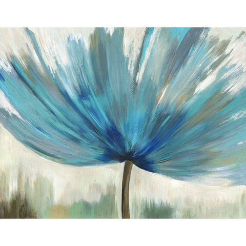 Tiny Petals Black Modern Wood Framed Art Print with Double Matting by Jensen, Asia