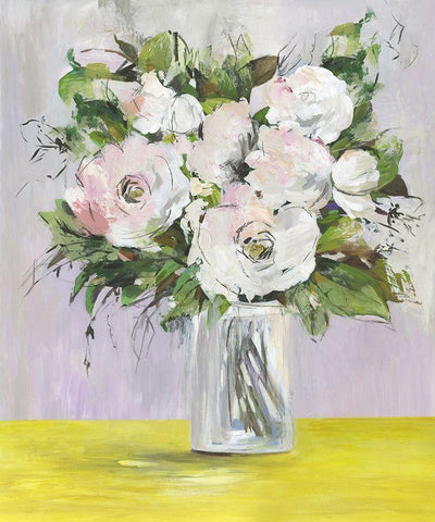 I Wandered White Modern Wood Framed Art Print with Double Matting by Jensen, Asia