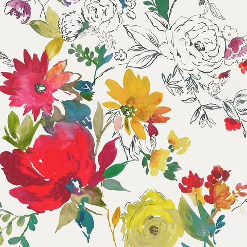 Boutonniere II Gold Ornate Wood Framed Art Print with Double Matting by Jensen, Asia