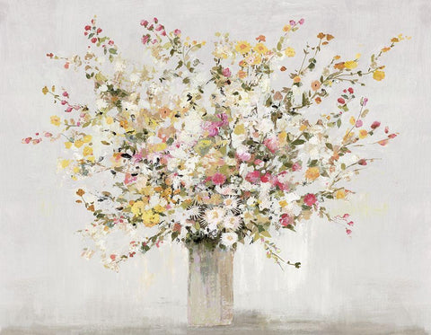 Some Far Bliss Black Ornate Wood Framed Art Print with Double Matting by Jensen, Asia