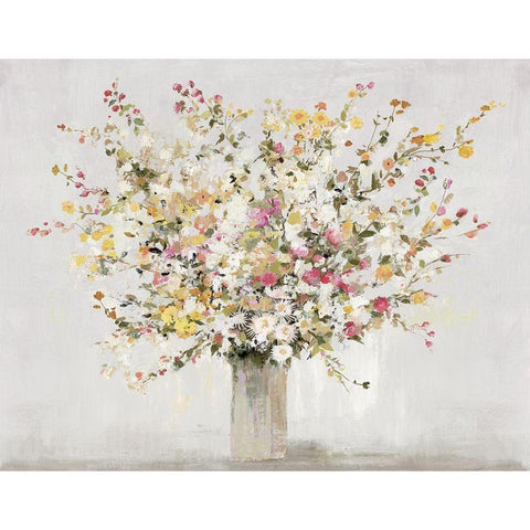 Some Far Bliss White Modern Wood Framed Art Print by Jensen, Asia