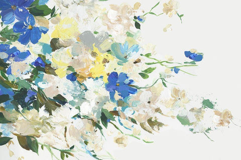 Float from Afar II Black Ornate Wood Framed Art Print with Double Matting by Jensen, Asia