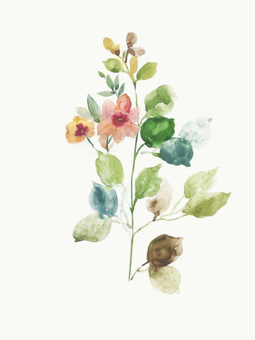 When You Met Her White Modern Wood Framed Art Print with Double Matting by Jensen, Asia