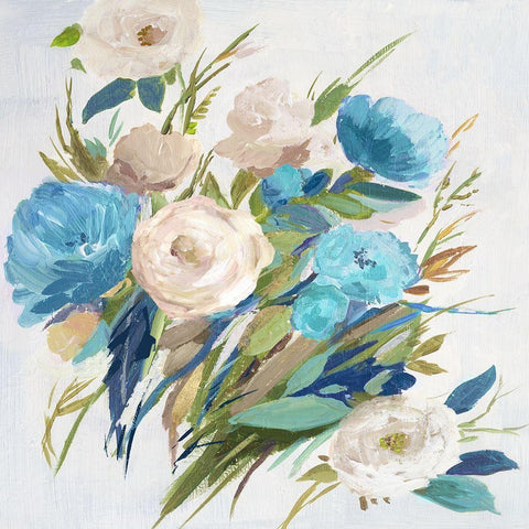 Ode to The Spring Black Ornate Wood Framed Art Print with Double Matting by Jensen, Asia