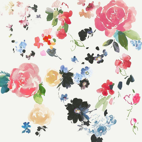 Morning Colors I Gold Ornate Wood Framed Art Print with Double Matting by Jensen, Asia