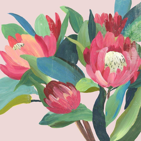 Summer Day White Modern Wood Framed Art Print by Jensen, Asia