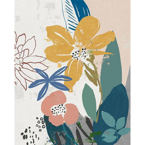 Sunshine Reflection  Gold Ornate Wood Framed Art Print with Double Matting by Jensen, Asia