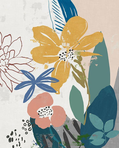 Sunshine Reflection  White Modern Wood Framed Art Print with Double Matting by Jensen, Asia