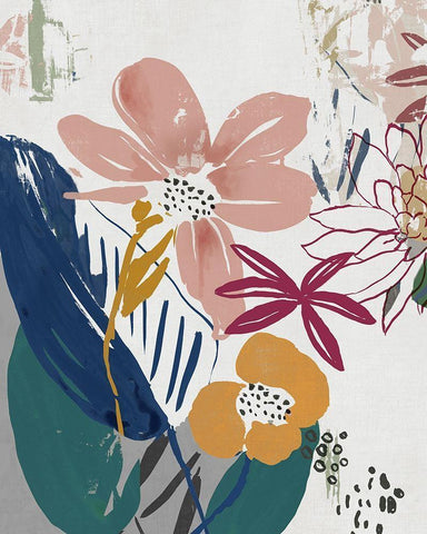 Smile of the Summer Black Ornate Wood Framed Art Print with Double Matting by Jensen, Asia