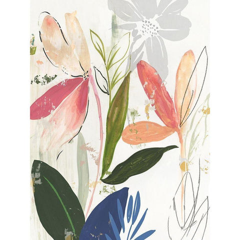 Lovely Companions Black Modern Wood Framed Art Print by Jensen, Asia