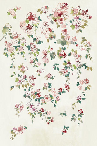 Innocent Glance Black Ornate Wood Framed Art Print with Double Matting by Jensen, Asia