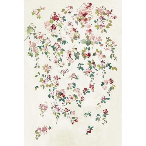 Innocent Glance White Modern Wood Framed Art Print by Jensen, Asia