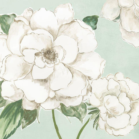 Morning Dream Gold Ornate Wood Framed Art Print with Double Matting by Jensen, Asia